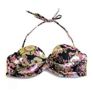 Victoria’s Secret Bikini Top Swimsuit Floral 34C
